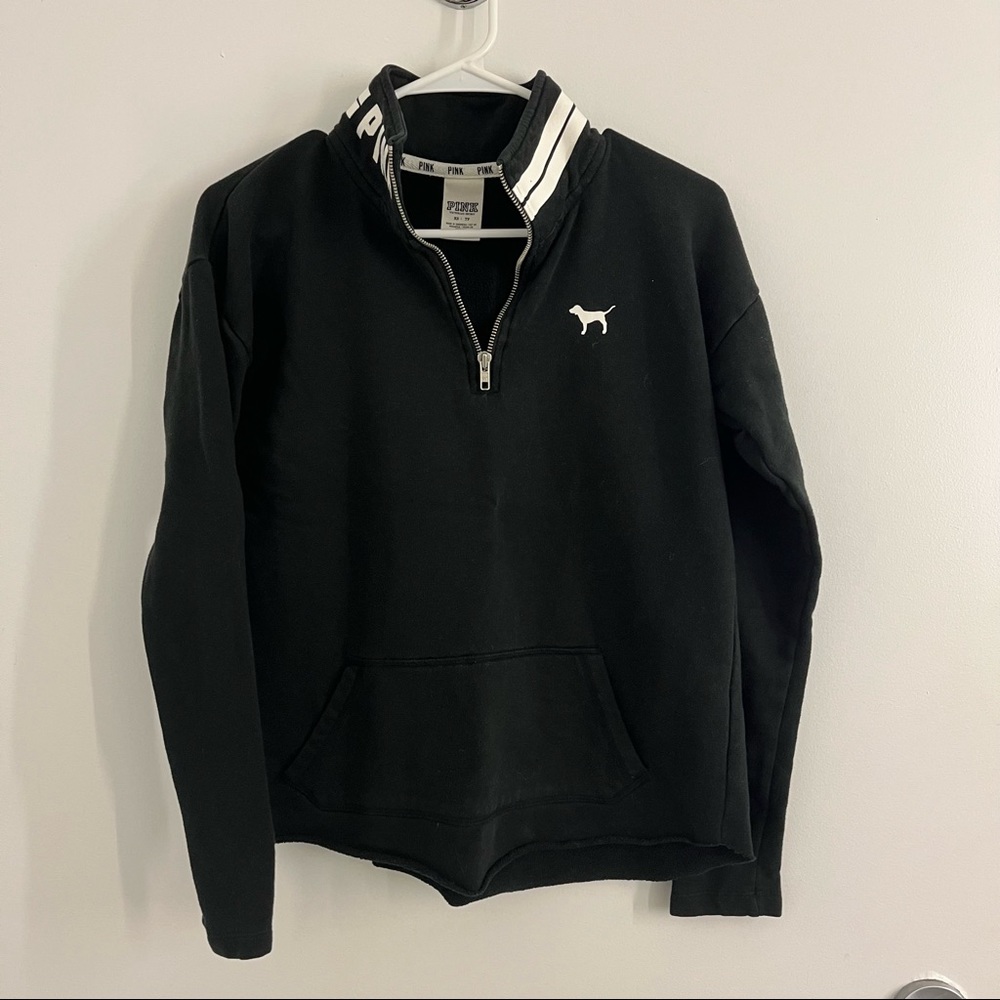 PINK Black Quarter-Zip